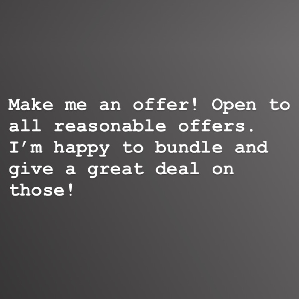Make me an offer!